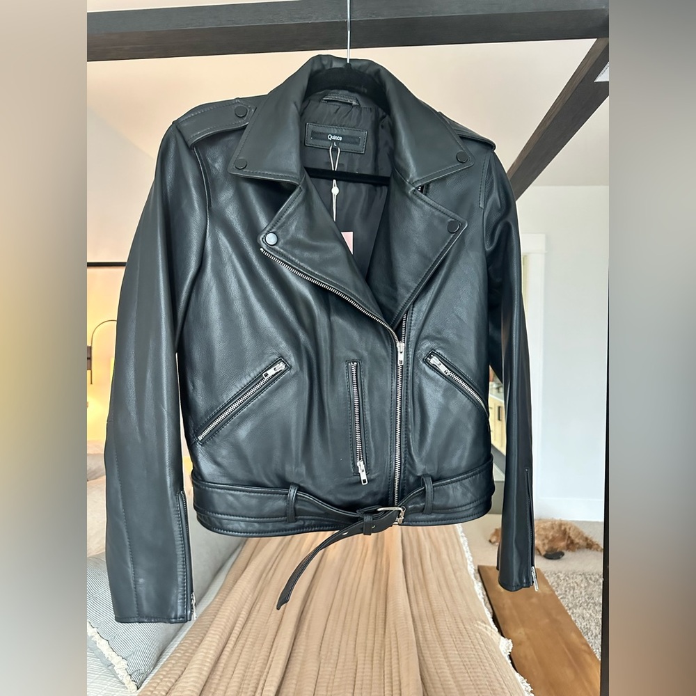 New leather jacket
